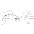 1964-67 Pontiac A-Body Inner Fender To Cowl Brackets, 2pc
