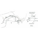 1964-67 Pontiac A-Body Inner Fender To Cowl Brackets With Hardware,16pc