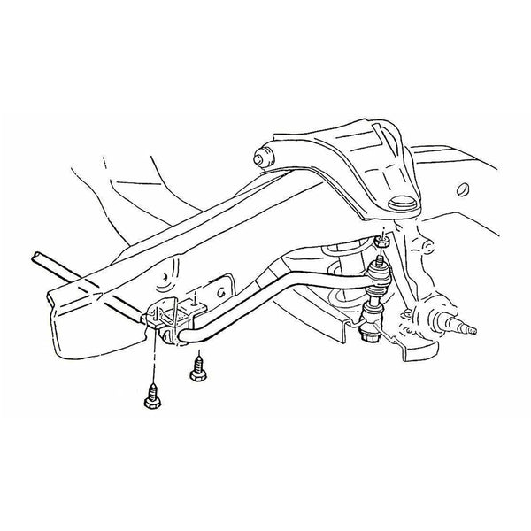 1964-88 GM A-Body G-Body 1970-81 F-Body 1968-79 X-Body Front Sway Bar Collars & 1 1/8" bushings  4pc