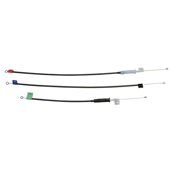 1969-72 Pontiac GTO LeMans Tempest Heater Control Cable Kit Without AC, 3pc.