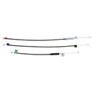 1969-72 Pontiac GTO LeMans Tempest Heater Control Cable Kit Without AC, 3pc.