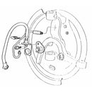 1968-72 GM A-Body Front Drum Brake Hose Brackets at Wheel, 2pc