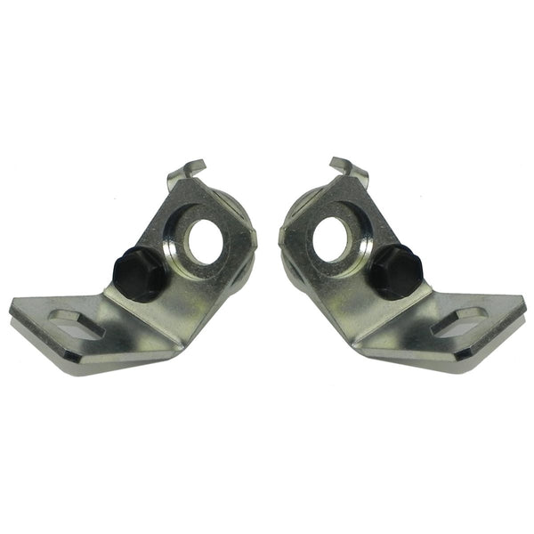 1968-72 GM A-Body Front Drum Brake Hose Brackets at Wheel, 2pc
