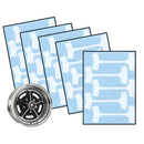 1964-84 Buick 14" & 15" Rally Paint Mask Kit 5pc