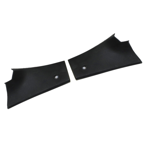 1971-72 Pontiac A-Body Rear Package Tray Corners Black 2pc