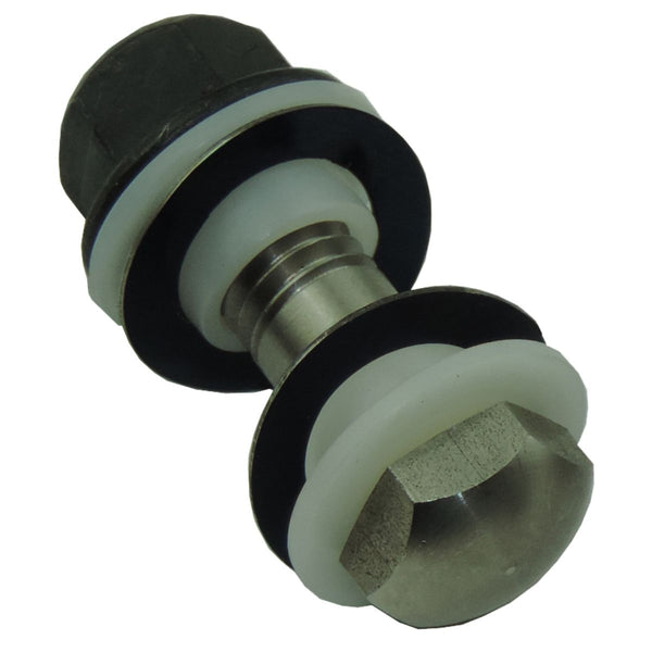 1968-72 GM A-Body Convertible Top Cylinder Eyelet To Frame Bolt, Bushings, Washer And Nut