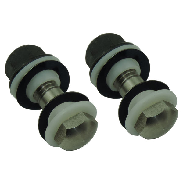 1968-72 GM A-Body Convertible Top Cylinder Eyelet To Frame Bolt, Bushings, Washer And Nut 2 Kits