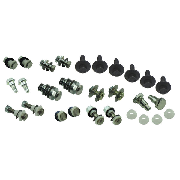 1968-69 GM A-Body Convertible Top Complete Frame & Body Hardware Kit 78pc