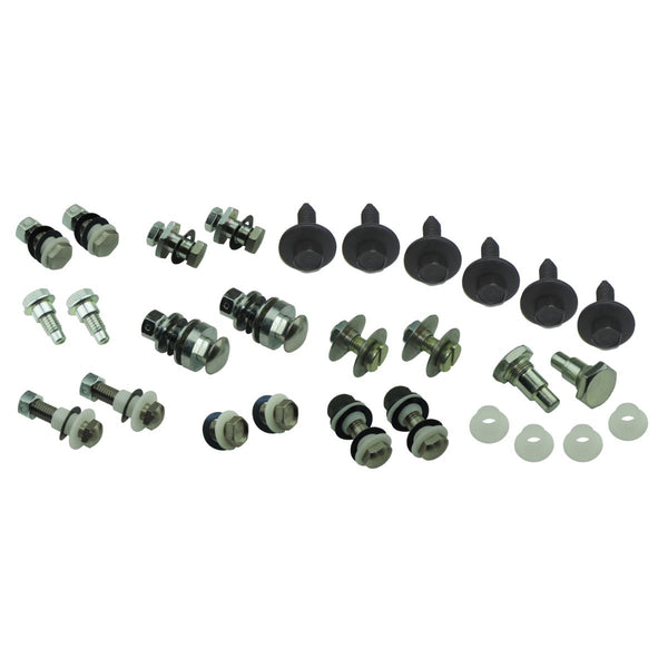 1970-72 GM A-Body Convertible Top Complete Frame & Body Hardware Kit 78pc