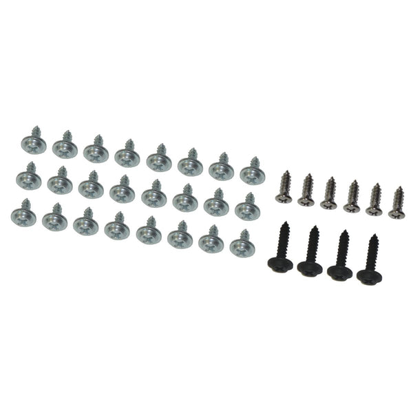 1968-72 GM A-Body Convertible Top Zinc Screw Weatherstrip Hardware 34pc