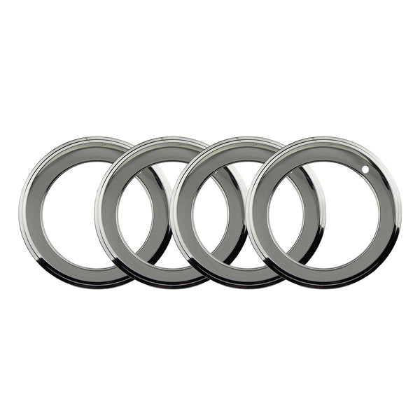 1964-81 GM 15 x 7 x 2.25 Rally Wheel Trim Ring Kit 4pc