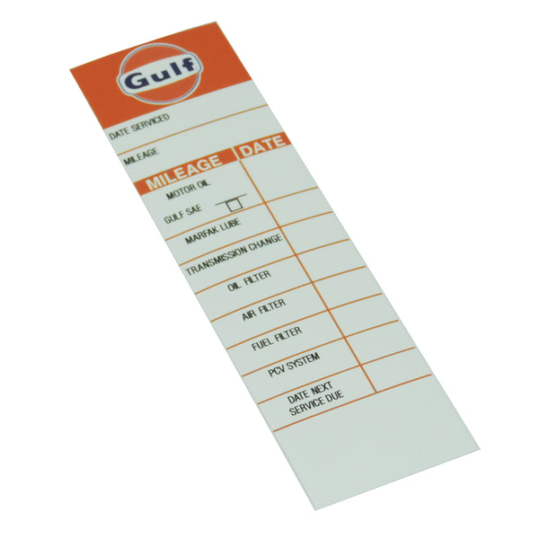 GULF Service Station Door Jamb Decal 1pc