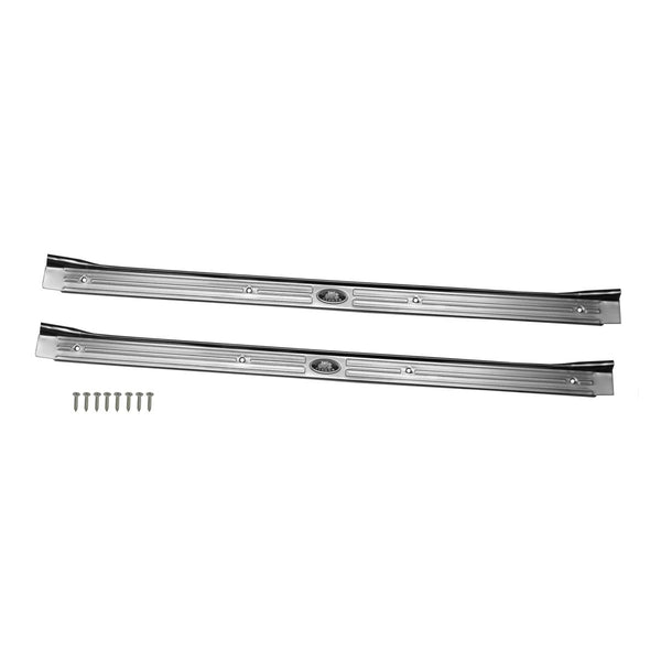 1967-69 Chevrolet Camaro Pontiac Firebird Door Sill Plates W/Fisher Body Tag