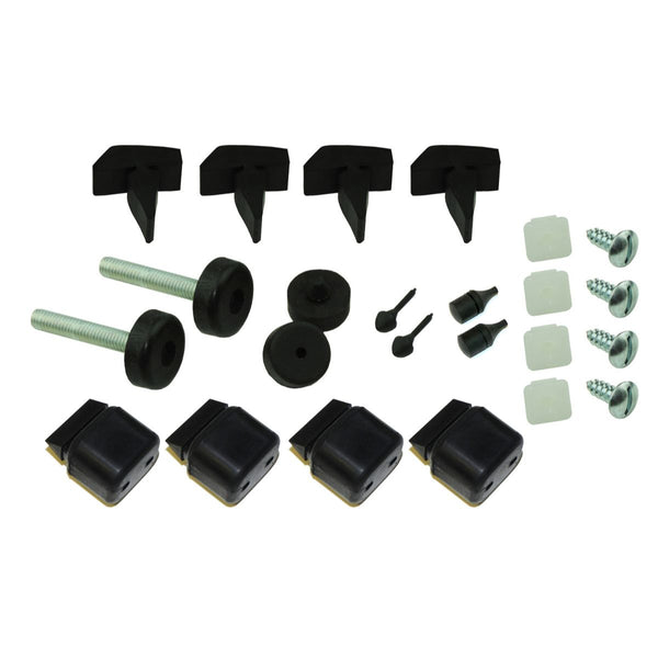 1966-67 Pontiac Buick Oldsmobile A-Body Rubber Bumper Kit (Hood Bumpers w/ Studs) 24pc