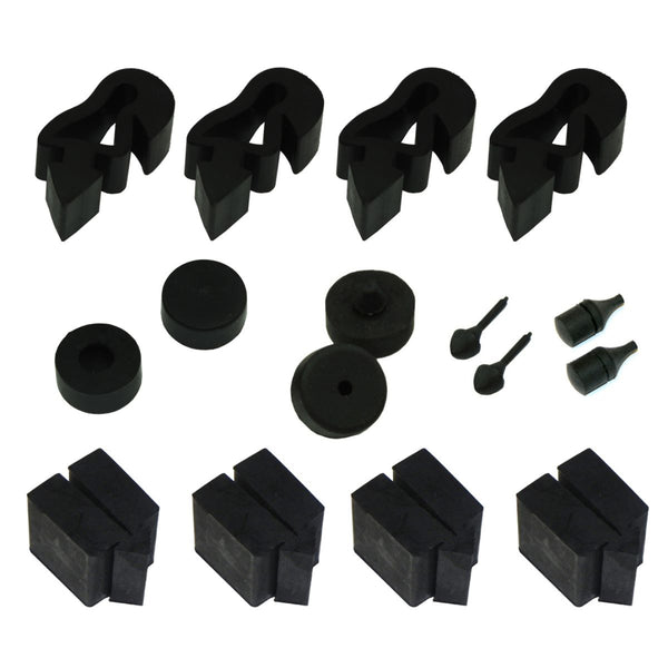 1965 Chevrolet A-Body 1965-66 Impala Rubber Bumper Kit Rubber Bumper Kit 16pc