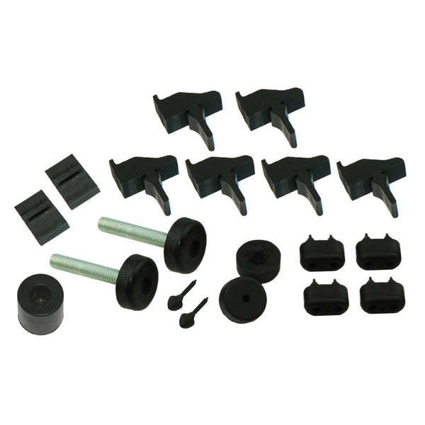 1970-72 GM A-body Cutlass, 442, F85, W-30 Hutsrt Olds,  Hood, Door, Trunk, Gas Door, Glove Box, License Plate, Rubber Bumper Kit 19pc