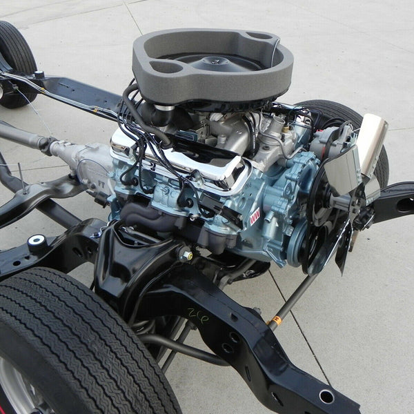 1966-70 Pontiac all V8 Engine Metallic Blue Paint 1pc