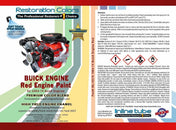 1964-1974 Buick Engine Red Spray Paint 1pc