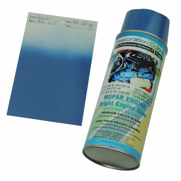 1970 - 1974 Mopar Bright Blue Engine Spray Paint 1pc