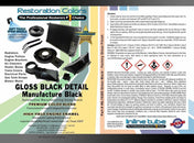 Gloss Black Detail Spray Paint 1pc