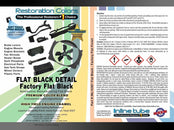 Flat Black Detail Spray Paint 1pc