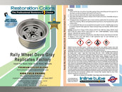 Rally Wheel Backside Dove Gray - Spray Paint. Used as the base or backside on many GM factory rally wheels.