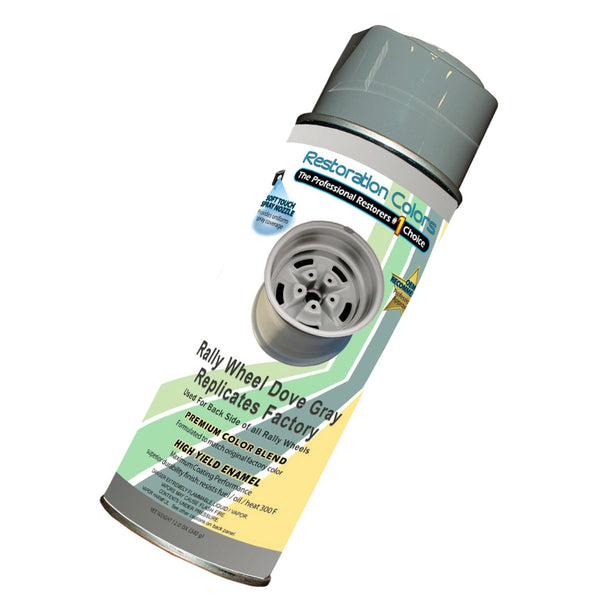 Rally Wheel Backside Dove Gray - Spray Paint. Used as the base or backside on many GM factory rally wheels.