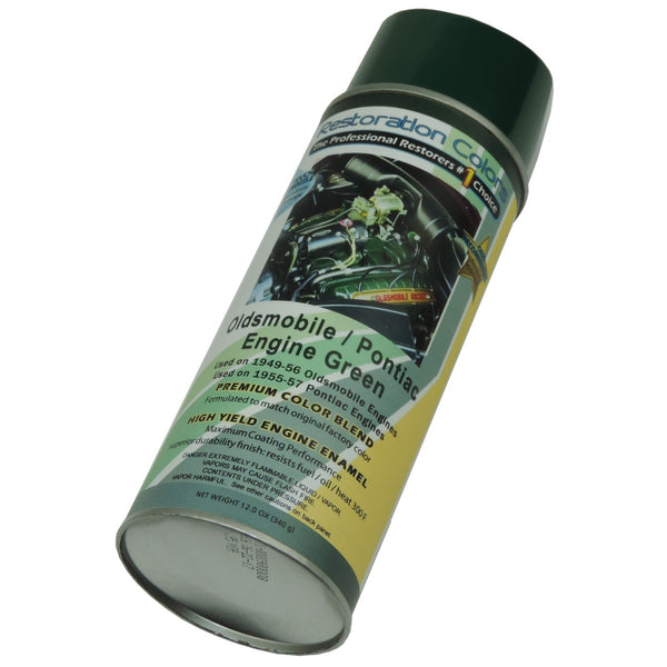 1949-56 Oldsmobile & 1955-57 Pontiac Hunter Green Engine Spray Paint 1pc