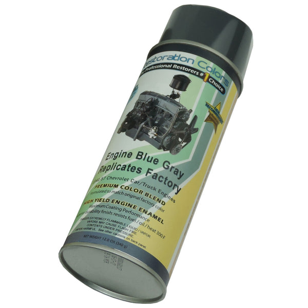 1941-57 Chevrolet Car & Truck Blue Gray Engine Spray Paint 1pc