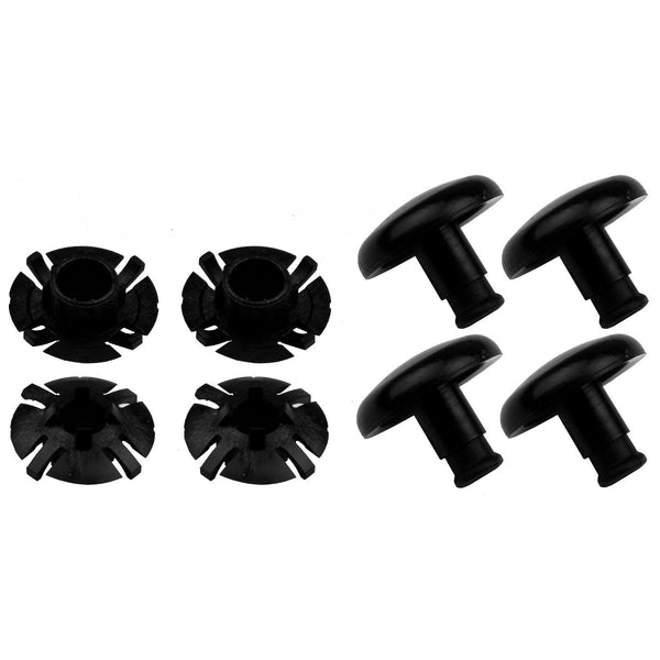 1968-72 GM A-Body Front Door Glass Plastic Rub Guide Stop 8pc