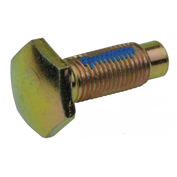 1964-70 GM Gold Zinc Rear Seat Belt Bolts Holds Rear Seat Belt At Floor Fine Thread 1pc