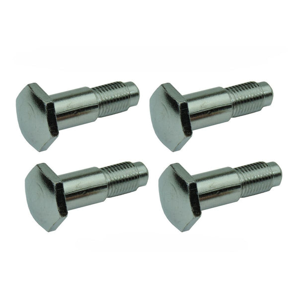 1964-66 All GM, Chrome Long Front Seat Belt Bolts 4pc