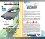 Gray Sandable Body Shop Grade Primer 1pc
