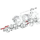 1966-70 Pontiac A-Body Firebird Power Steering Alternator bracket mounting bolts 4pc