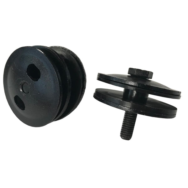 1964-77 GM Window Glass Retainer Between Glass & Metal Fasteners 2pc