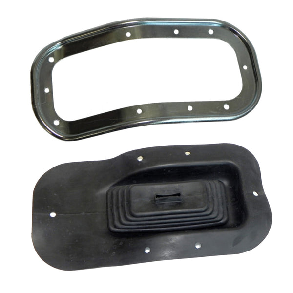 1964-77 Chevrolet Chevelle El Camino Manual Transmission Shifter Boot With Retaining Ring 2pc