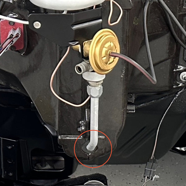 1968-72 GM Cars AC Box 1/2" Tube Seal Black Foam 1pc