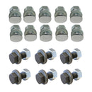 1970-72 Pontiac Lemans GTO Complete Rear Bumper Bolt Kit 54pc