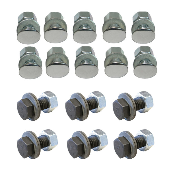 1970-72 Pontiac Lemans GTO Complete Rear Bumper Bolt Kit 54pc