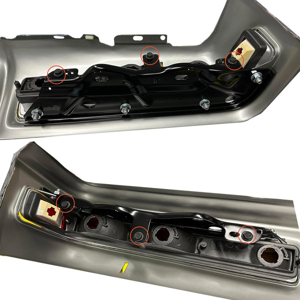 1970-72 Pontiac Lemans GTO Tail Light Housing Bolt Kit Type 3 Fine 6pc