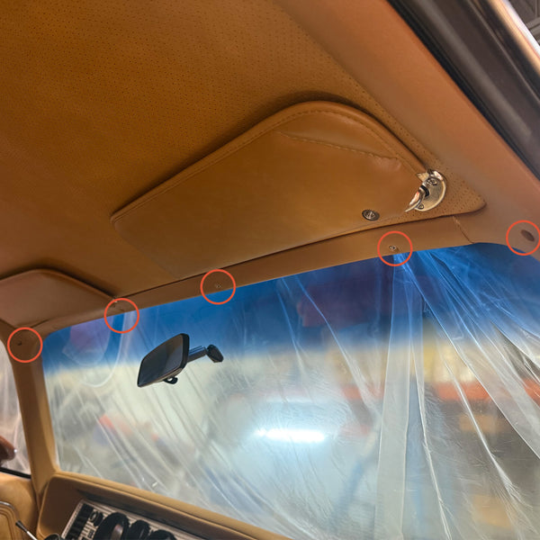 1970-81 Pontiac Firebird Trans Am Headliner Retainer Kit 30pc