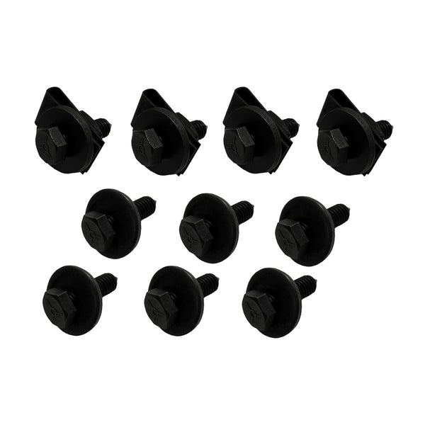 1970-72 Pontiac GTO Lemans Bumper Brackets To Body & Bumper To Bracket Mounting Hardware 24pc