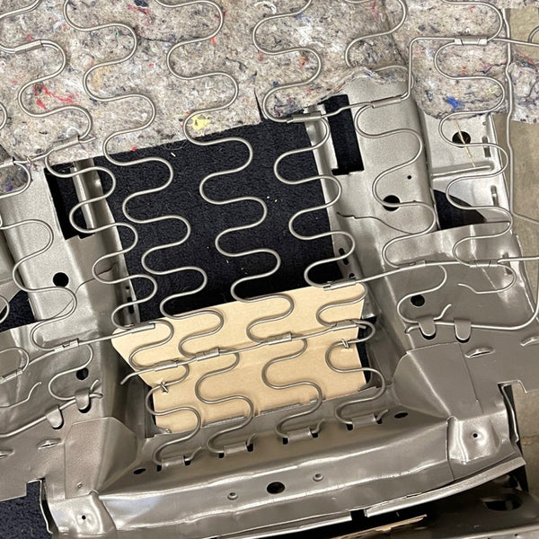 1966-72 Chevrolet Buick Oldsmobile Pontiac Bucket Seat Toe Plate Inner Cardboard Support Type 2 2pc