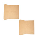 1966-72 Chevrolet Buick Oldsmobile Pontiac Bucket Seat Toe Plate Inner Cardboard Support Type 2 2pc