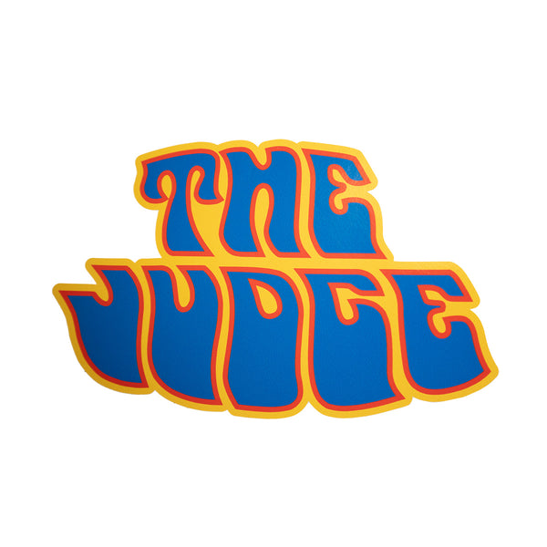 1969 Pontiac GTO JUDGE Fender Decal Blue Red Yellow 1pc