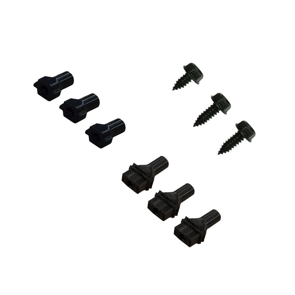 1968-72 Pontiac GTO Grand Prix Hood Tach Wiring Water Boots and Meter Screws, 9pc