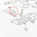 1970-72 Pontiac Lemans GTO Front Bumper Bracket Stabilizer Bushing At Core Support 2pc