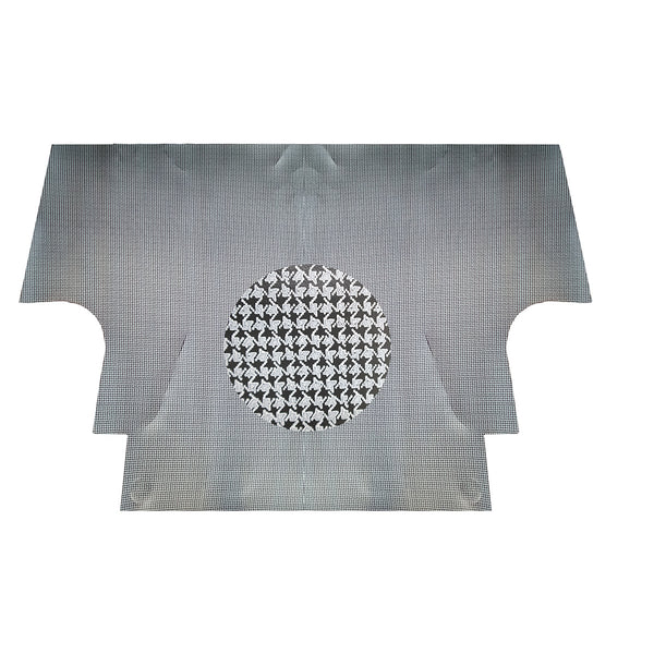 1967-69 Pontiac Firebird Trunk Mat Vinyl Gray Houndstooth
