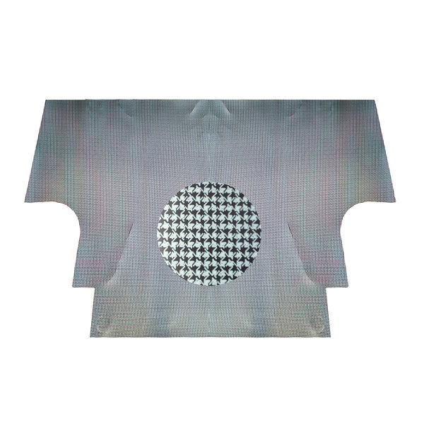 1970-71 Pontiac Firebird Trunk Mat Vinyl Aqua Houndstooth