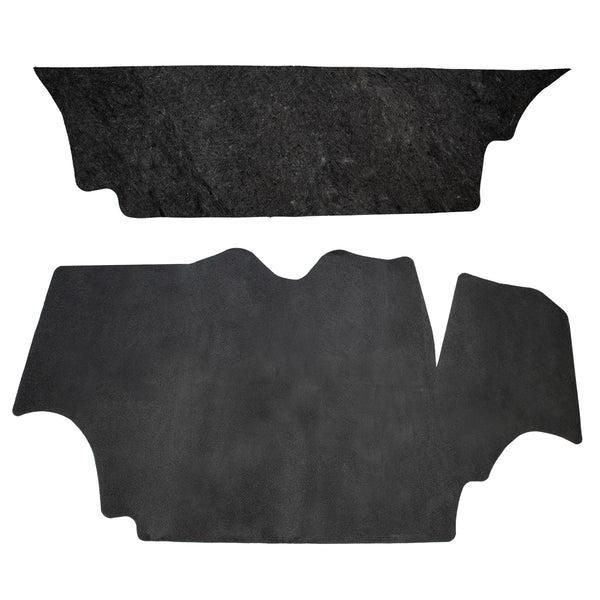 1978-81 Pontiac Firebird Trunk Mat With Jute Pad Black Carpet